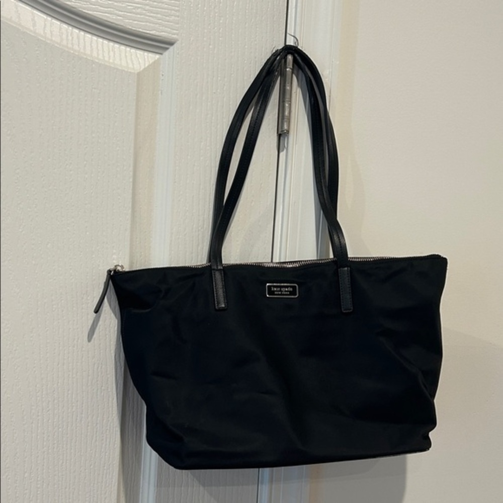 Kate Spade Vinyl Black Tote Bag